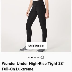 Luxtreme full length high waisted lululemons